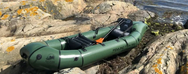 Vega Femund Twin 350 tandem packraft til leie i Bodø